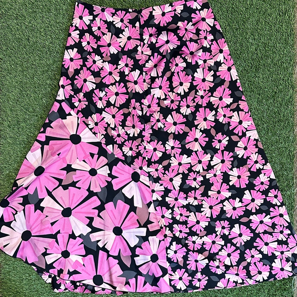 LNWOT Kate Spade Pink and Black Women's Skirt
